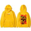 Anime Chainsaw Man Graphic Hoodie Retro Cartoon Reze Print Hooded Sweatshirt Men Women Pullover Hoodies