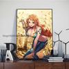 1pc One Piece Nami Poster Paper Print Home Bedroom Entrance Bar Cafe Art Painting Decoration