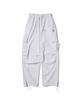 PIPPET Wide Cargo Sweat Pants (Melange Gray)