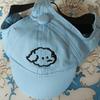 Pet Baseball Cap Breathable Dog Wide Brim Hat Adjustable Sun Protection Cap with Ear Holes for Small Dogs Summer Outdoor Walks