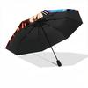 Dragon Ball Goku Saiyan Automatic Folding Umbrella - Lightweight, Retractable Design with 8-Rib Durability, Perfect for Outdoor Adventures,