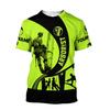 Maglietta con Fantasia Cool Arboricoltore Uomo Nome Personalizzato Stampa 3D T-Shirt Moda Estiva Girocollo Street Oversize Manica Corta