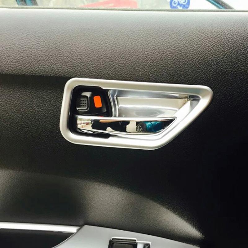 Interior Door Handle Bowl Abs Chrome Cover Trim for Suzuki Vitara 2 Ii 2015 2016 2017 2018 Car Styling Auto Accessories