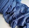 Baby Blue Cheesecloth Table Runner 4 Pack Vintage Rustic Gauze Table Runner Boho Decoration for St Patrick's Day Easter Wedding