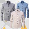 Camisa social masculina slim social camisas masculinas manga comprida casual formal elegante camisa blusas tops manbrand clothe plus size 8xl