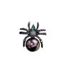 Sterling Silver Spider Ring Setting for 10-12mm Round Beads - S925 Trendy DIY Jewelry Accessory
