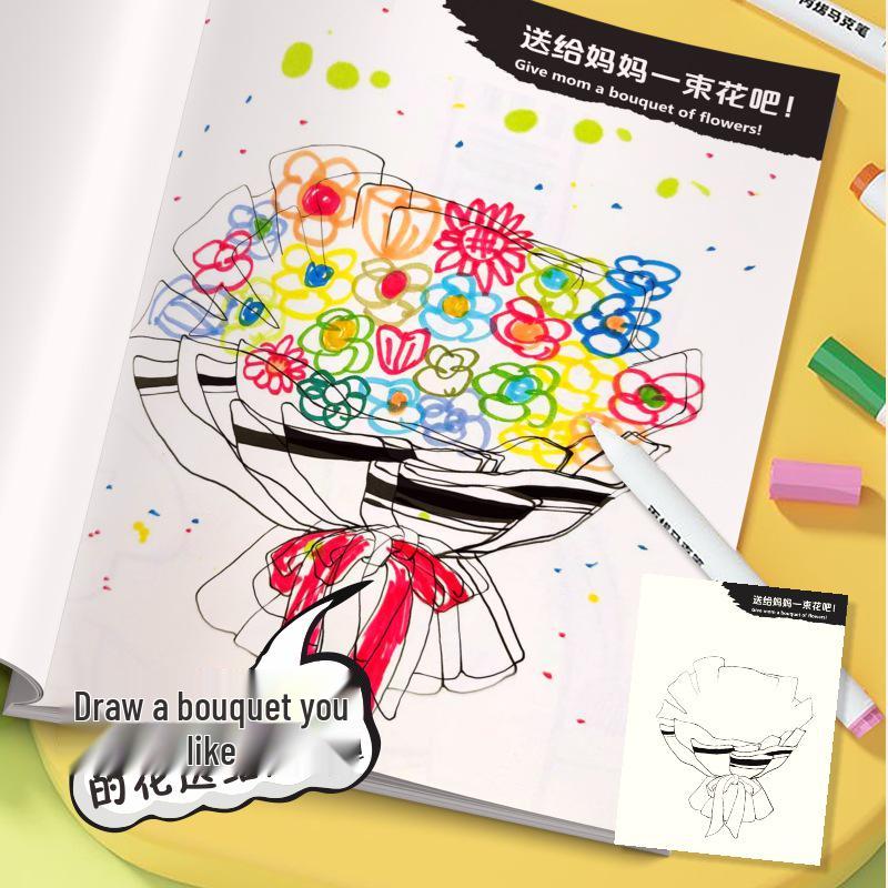 My Creative Bilingual Coloring & Drawing Book for Kindergarten