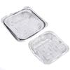 10Pcs 20Cm Air Fryer Aluminum Foil Pan Food Containers Square Oven Bbq Tray Oil-Proof Non-Stick Baking Tool Kitchen Supplies