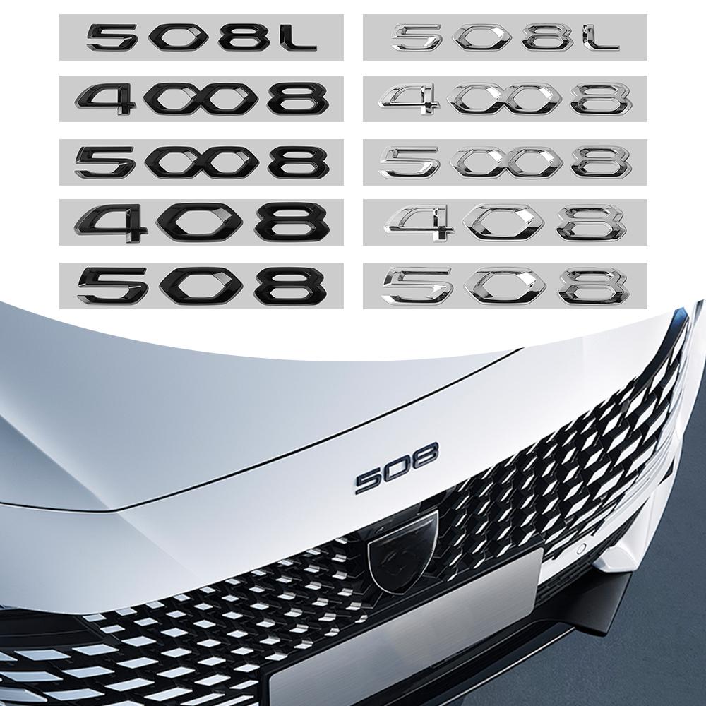 1Pc 3D ABS Letters Car Side Fender Rear Trunk Emblem Badge Sticker Auto Front Hood Logo Decal Accessories