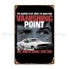 Vanishing Point Metal Sign Iron Wall Decor Pub Wall Plaque Wall Cave Tin Sign Poster