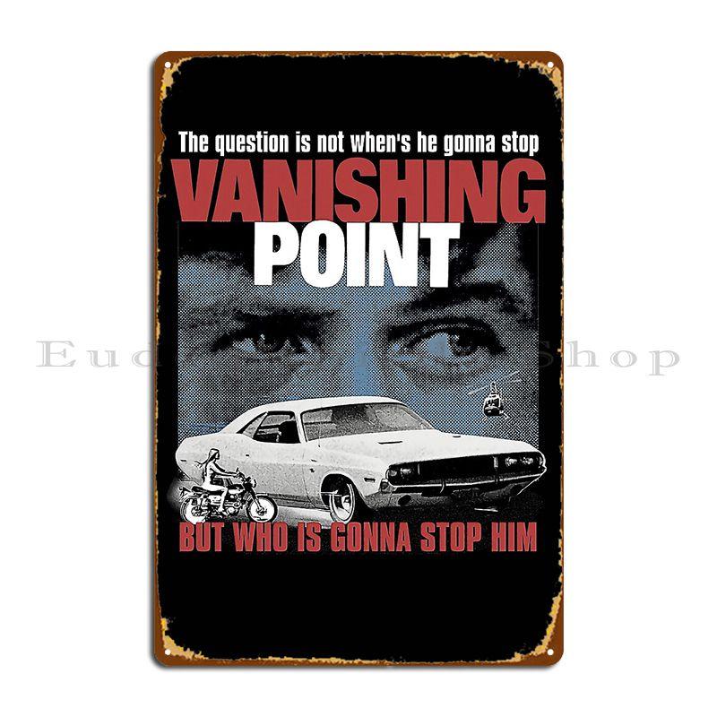 DORA Tin Sign Vanishing Point Metal Sign Iron Wall Decor Pub Wall Plaque Wall Cave Tin Sign Poster 20X30CM