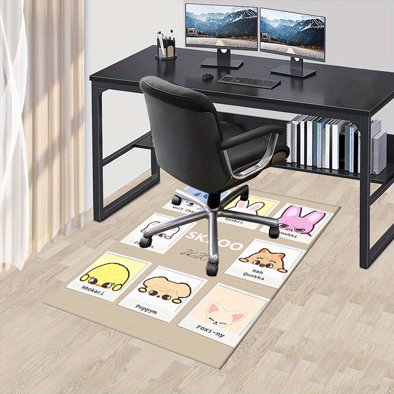 

1pc SKZOO, Character Art Office Carpet Soft Polyester Entrance Carpet Washable Non-slip Machine Washable Indoor Carpet Table Entrance Home D 60cm by 90cm