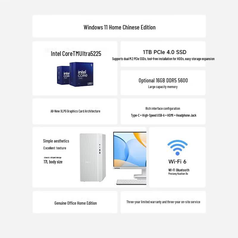 Lenovo Tianyi 510 Pro Business Desktop PC (CN version)