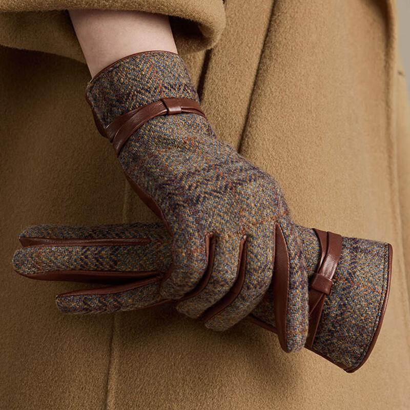 JIUMU Women's Warm Winter Fleece Lined Gloves