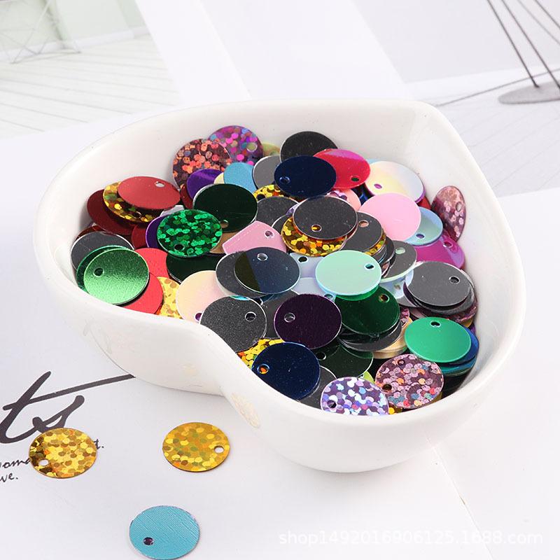30mm Clear Flat Round Sequins Bulk Pack for Handmade Craft Projects Wedding Sewing Decoration