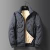 7XL Plus Fleece Lamb Fleece Padded Jacket Men's Winter Warmth Thickened Jacket Middle-aged and Elderly Plus Size