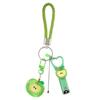 Mini Apple Keychain Nail Clippers & Scissors with Ear Spoon - Cute Car Accessories & Bag Charm for Couples