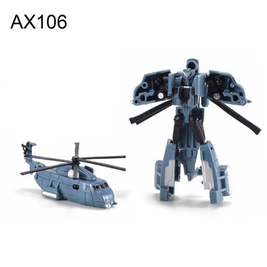 Mini Transformable Fighter Plane Car Model Deforming Robot Kids Toy Collectible