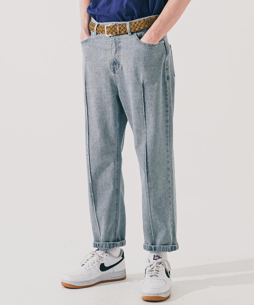 WV PROJECT Mid-Length Denim Pants Light Blue Mjlp7579