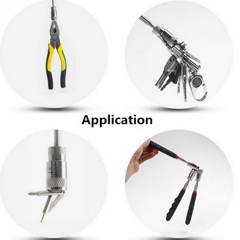 Nouvel Outil de Ramassage Magnétique Universel Aimant Puissant Ramassage Aspiration Tige d'Extension Télescopique LS