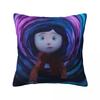 Coraline Tim Burton Pillow Case the Secret Door Fantasy Cushion Cover Custom Zipper Decor Pillowcase for Sofa 18