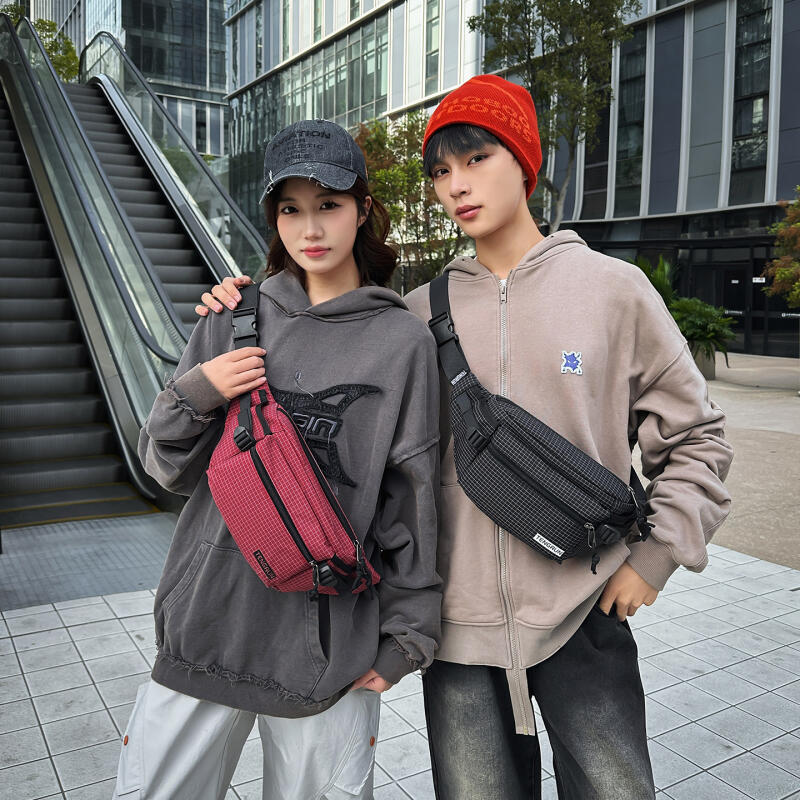 Studentská náprsní taška Pánská ledvinka Dámská crossbody taška