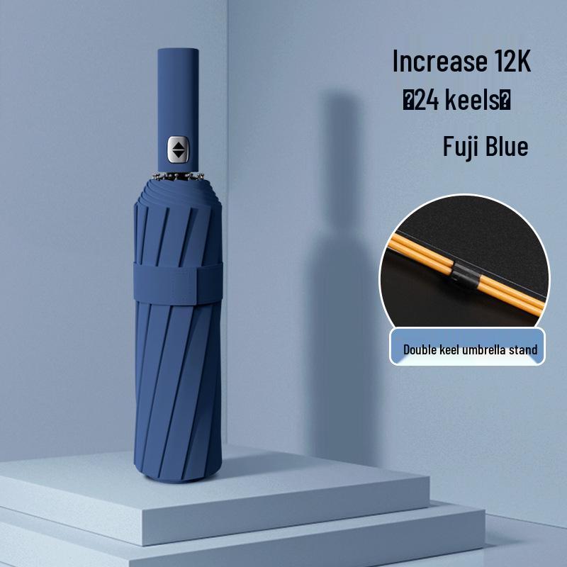 Extra Large 24-Rib Automatic Folding Umbrella for Men & Women - Rain or Shine