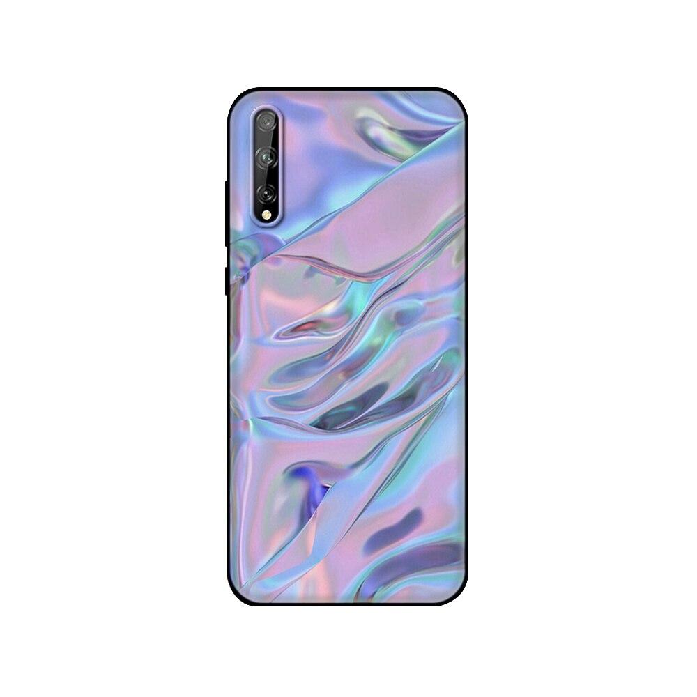 Für Huawei Y8P Hülle 6.3" Weiches Silikon Tpu Handyhülle Auf Huawei y8p 2020 Y 8P AQM-LX1 Rückseite huaweiy8p Bumper Funda schwarze tpu Hülle
