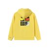 Li Ning X Disney Collaboration Sports Fashion Series Mickey Embroidered Hoodie Women Hoodies Milk-Candy-Yellow AWDR326-2