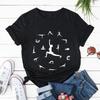 New 2000s Lovely Y2k Top Tshirt Fashion Clothes Women Summer Casual Yoga Posture Print Clothing Short Sleeve Graphic T-shirt