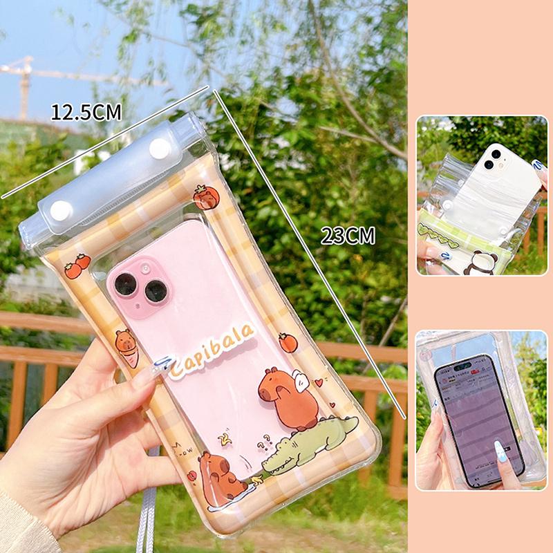 

Плавающие надувные сумки для телефона для плавания Прозрачный сенсорный экран Чехол для телефона для дайвинга Ударопрочный Водонепроницаемый чехол для телефона