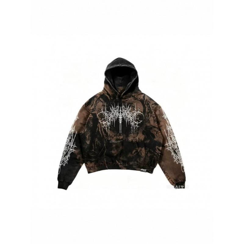 Unisex Oversized Hoodie With 3D Graphic Print Loose Fit Long Sleeve Casual Sweatshirt Teens Adults