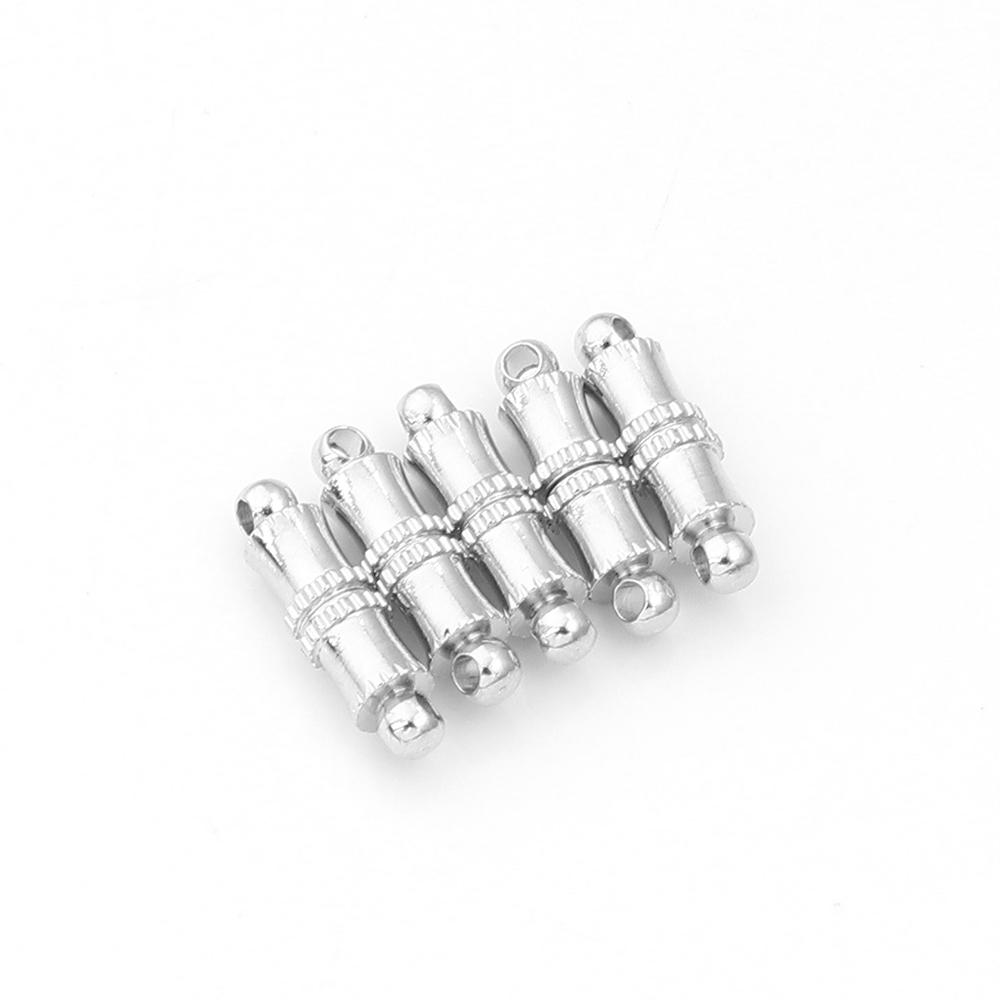 5 Stück/Los Starke Magnetische Verschlüsse Kupferbeschichtet Magnet Endverschluss Verbinder Für Schmuckherstellung DIY Lederband Armbänder Halskette