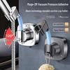 Universal No-Drill Suction Cup Shower Head Holder