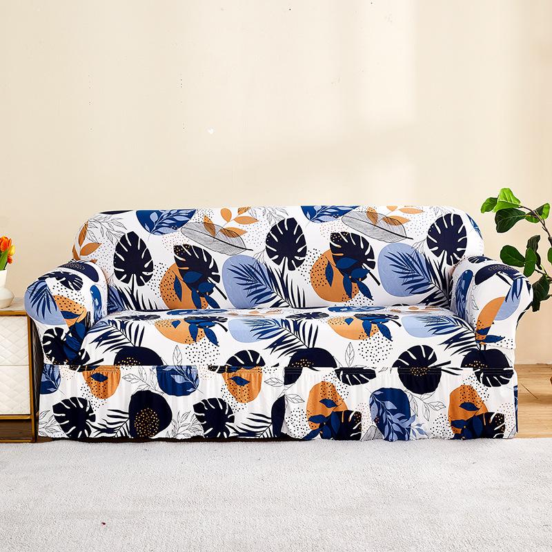 New Sofa Cover One Piece Elastic Universal Cover Two Person Universal Anti Cat Scratch and Dust Proof Sofa All Inclusive Cover