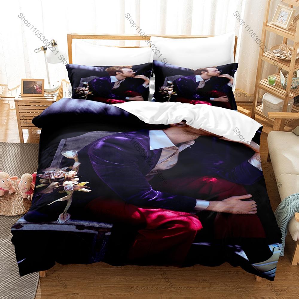 FINNEAS For Cryin Out Loud Album Cover FCOL Lotus HD Print Bedding Set Duvet Cover + 2 Pillowcases Polyester Indie Pop Teen Room