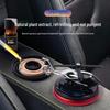 Solar-Powered Rotating Helicopter Car Air Freshener - Perfume Holder for Center Console