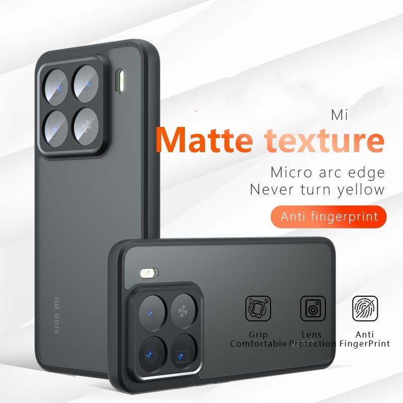 For Xiaomi 15 Case Cover Mi 15 Capas New Shockproof Phone Bumper Back Matte Frosted Transparent Fundas Xiaomi 15 Mi15 Xiaomi15