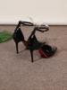Internet Celebrity Foreign Trade Hollow Fashion Sandals 2025 Summer New Women's Shoes Korean Version Fine Heel Temperament Buckle High Heel Sandals
