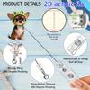 2D Flat Acrylic Dog With Frog Hat Flower Retractable Badge Reel,Nylon Cord Easy Open ID Clip,Gift For Nurses Doctors Students Medical Office Staff