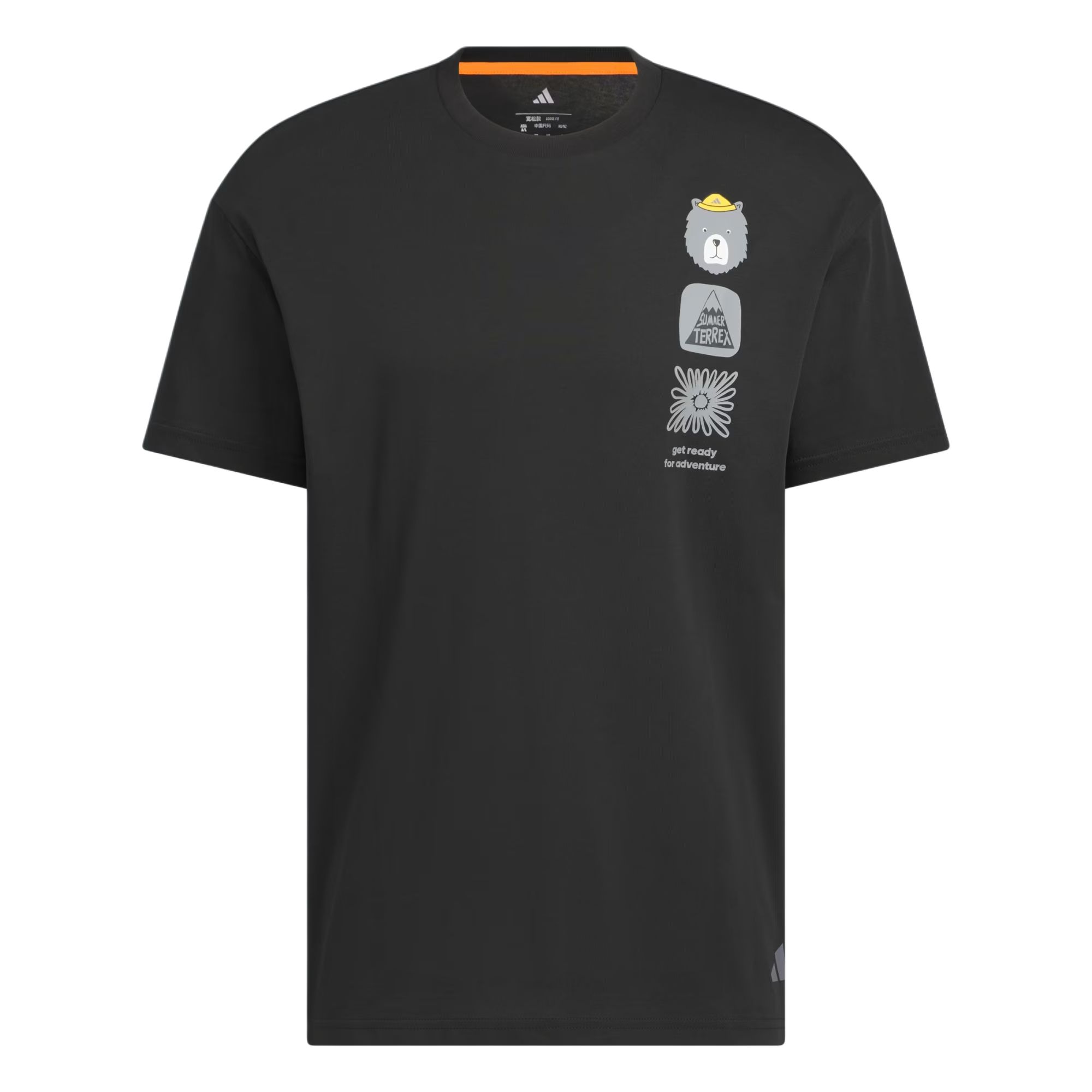 Adidas Terrex FW25 Graphic Multi Crew Neck Loose Short Sleeve T-Shirt Men Tops KE3720 XL