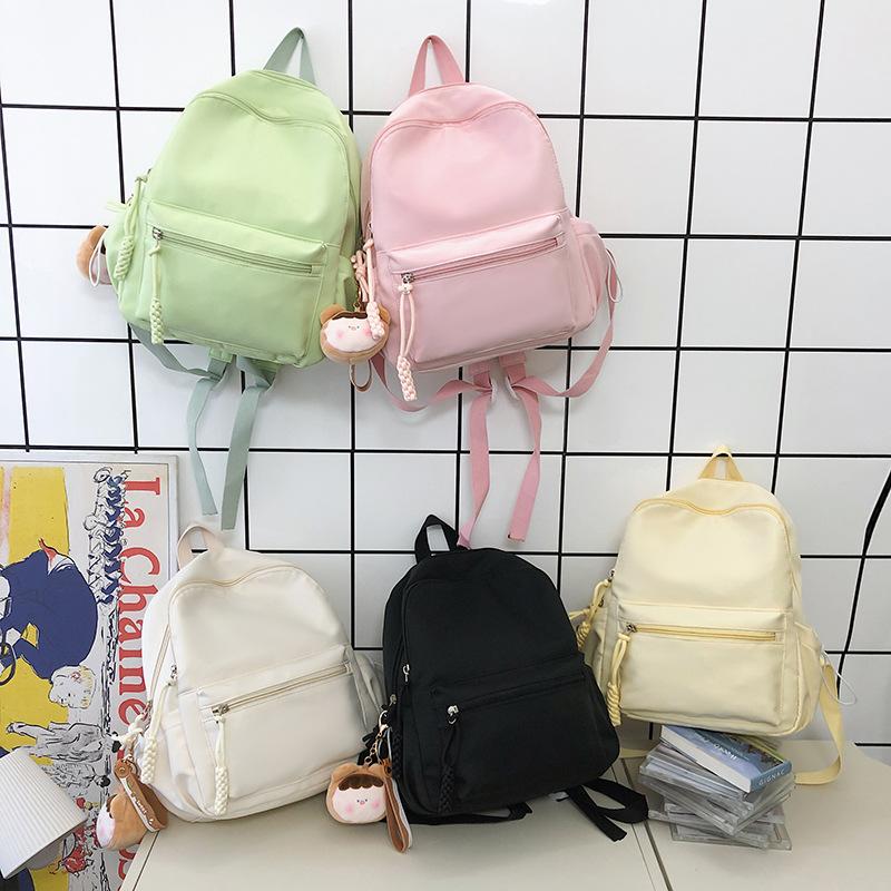 Small Fresh Korean Version of Literary Soft Girl Student Schoolbag Japanese and Korean Leisure Style Large-capacity Backpack