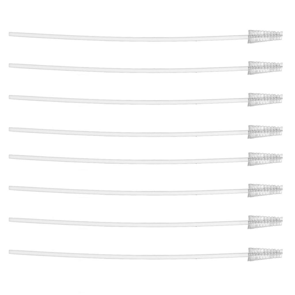 100 Stück 17cm Flaschenstrohhalm Reinigungsbürste Einzelverpackung Flexible Strohhalm Reinigungsbürste für Pfeifen