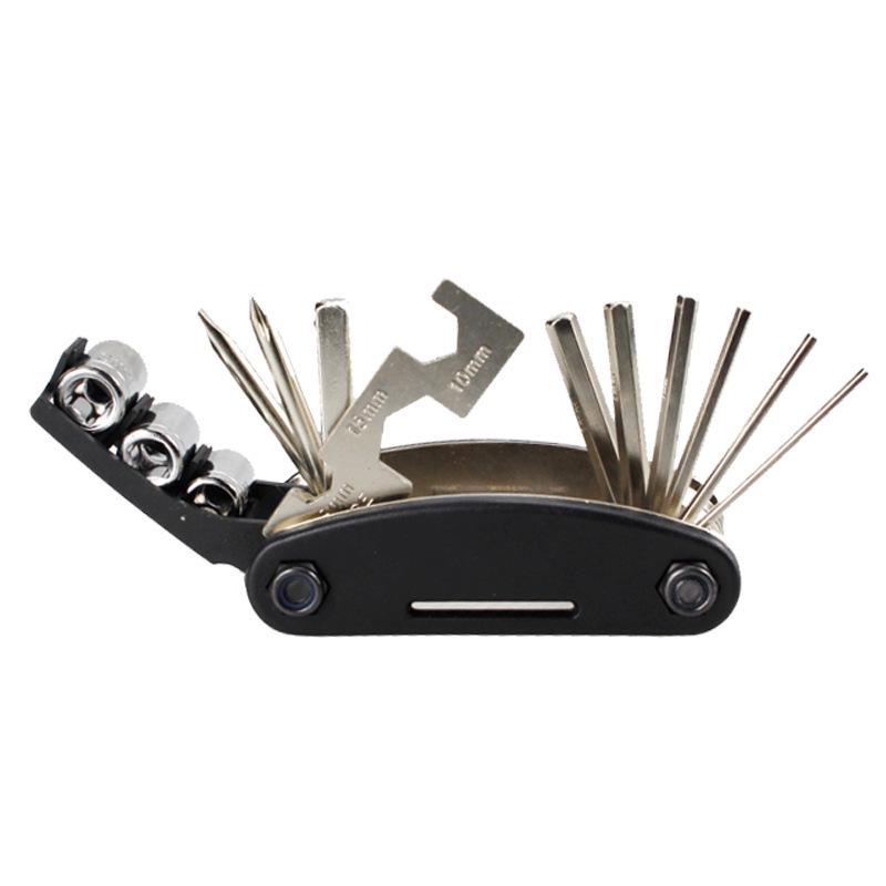 Set de scule multifuncțional 15-în-1 pentru repararea bicicletei