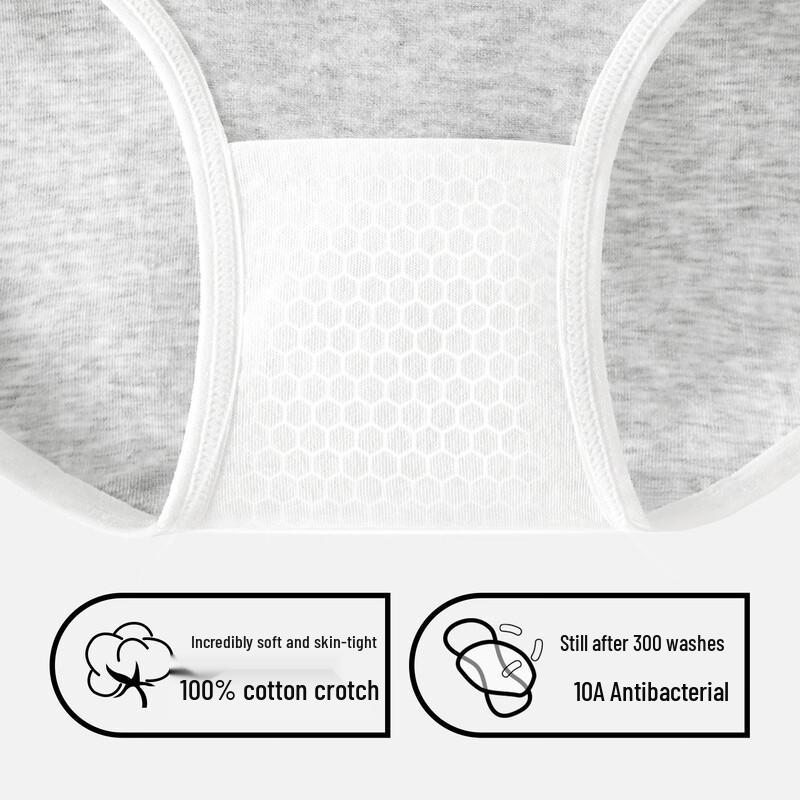 SecretWorld Women's Seamless Low-Rise Cotton Briefs 3-Pack