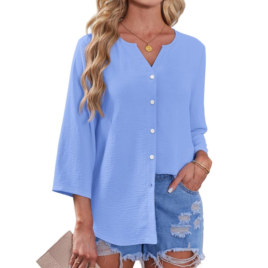 Fashionable Women's Cardigan Button Bohemian Top