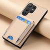 Carbon Leather Wallet Card Slot Cover for Samsung Galaxy A16 A06 A36 A56 A55 A35 5G S25 S24 S22 Ultra Plus S23 S21 FE Phone Case