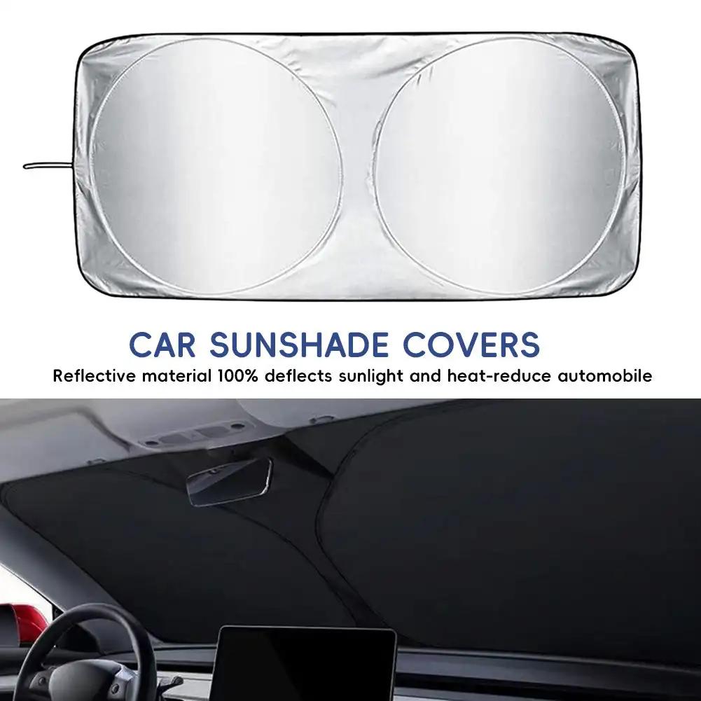 Universal Car Sunshade UV Protection Shield Front Rear Car Window Anti Snow Ice Sunshade Sun Shade Auto Visor Windshield Cover