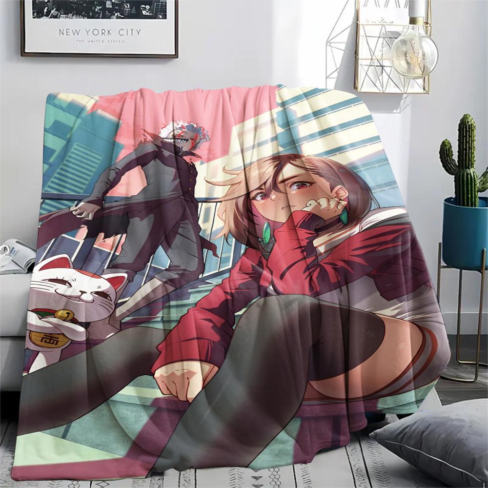 1 Pezzo Coperta in Flanella con Stampa Cartone Animato, Alta Qualità Confortevole per Tutte le Stagioni, Decorazione per la Casa, Calore e Comfort, Perfetta per Regalo di Natale Compleanno