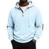 Men's Athletic Casual Pullover Hoodie, Color Pattern, Thick for Winter